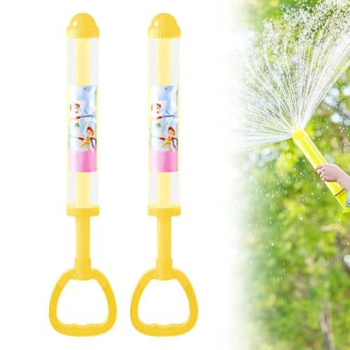 2025 Neu Fireworks Water Gun, Wasserpistole, Wasserspielzeug Kinder Outdoor, Romantische Feuerwerk Water Squirter, Outdoor Spielzeug zum Baden, Pool, Party (4, Gelb) von FUXNGZI