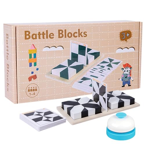 Iq Puzzle Hölzernes Verstecktes Blockpuzzle, Montessori Geometrische Form Puzzles Bauklötze Hölzerne 3D-Puzzle Kinder Pädagogische Logisches Denken Training Spiel (C) von FUXNGZI