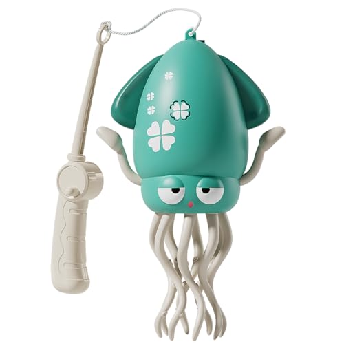 Electric Crawling Octopus Toy mit LED Lights & Musik, Smart Hindernis Avoidance, interaktiver Auto-Dance Octopus für Geschenke, Toddler, Indoor Spaß, Endless Giggles (Grün) von FUZETAO