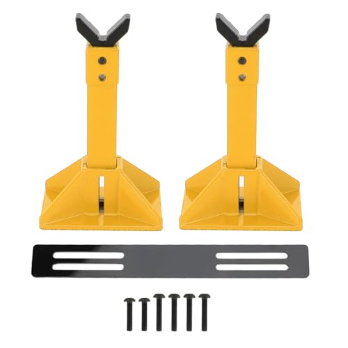 FUZHUI Metall RC Car Jack Stand Toy für 1/18 1/10 1/8 1/7 RC Crawler LKW Simulationsfahrzeuge Display Reparatur (Yellow) von FUZHUI