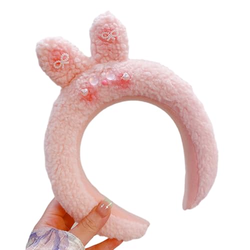 FUZYXIH Lovely Rabbit Hair Hoop Cosplay Animes Character Hair Holder Live Broadcast Cosplay Headwear For Teens Woman Cosplay Headbands For Woman Cosplay Headband Rabbit Ears Shape Halloween Cosplay von FUZYXIH