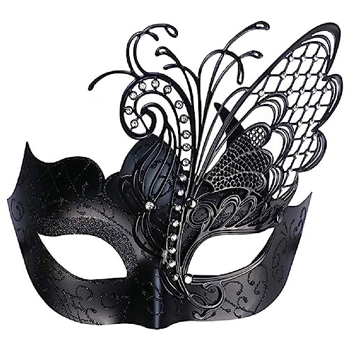 FUZYXIH Maskerade Maske Hochzeit Karneval Party Aufführungen Maske Schönheit Kostüm Damenmaske Festival Sexy Halloween Maske Halbe Gesichtsmaske Für Damen Und Herren Karnevalsmaske Für Maske von FUZYXIH