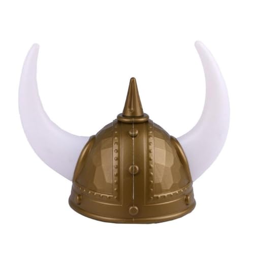 FUZYXIH Vikinghelm für Erwachsene mit Hörnern für VikingThemenpartys Antiker römischer Hut für Halloween-Kostüm Mittelalter Dress Up VikingHelm für Erwachsene Kostüm Zubehör von FUZYXIH