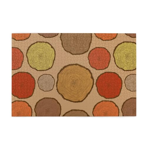 Puzzles, Puzzles für Erwachsene, anspruchsvolles Puzzle, 1000 Teile, Bilderpuzzle aus Holz, Vintage-Baumringe-Muster Puzzles, Puzzles für Erwachsene, anspruchsvolles Puzzle, 1000 Teile, Bilderpuzzle aus Holz, Vintage-Baumringe-Muster von FUkker
