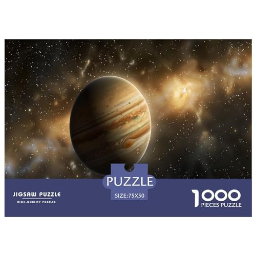 1000 Teile kreative Puzzles, Weltraumplaneten-Puzzles, rechteckiges Puzzle, Lernspielzeug, Geschenk für Kinder und Erwachsene, 1000 Stück (75 x 50 cm) von FUmoney