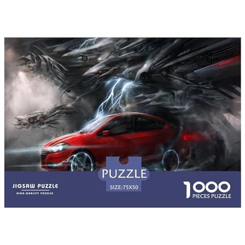 1000-teilige Puzzles für Erwachsene, Supercar-Puzzles für Erwachsene und Kinder, Puzzles mit 1000 Teilen, Spielspielzeug für Erwachsene, Familienpuzzles, Geschenk, 1000 Stück (75 x 50 cm) von FUmoney