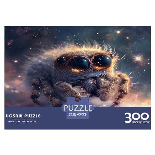 Galaxy Spider-Puzzles für Erwachsene, 300-teiliges Puzzle für Erwachsene, Holzpuzzle, lustiges Dekomprimierungsspiel, 300 Teile (40 x 28 cm) von FUmoney