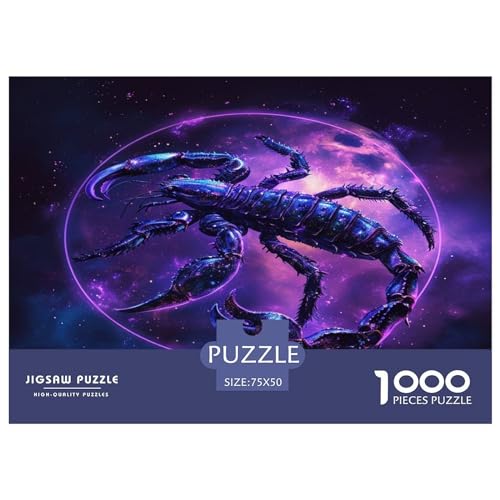 Puzzle 1000 Teile für Erwachsene Galaxy Skorpion Puzzle 1000 Teile für Erwachsene 1000 Teile (75 x 50 cm) von FUmoney