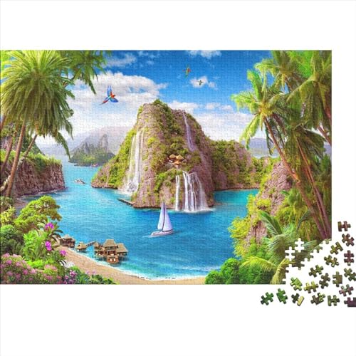 Puzzles für Erwachsene, 500 Teile, klassisches Naturwunder-Holzpuzzle, entspannendes Puzzlespiel, Denksportaufgaben, 500 Teile (52 x 38 cm) von FUmoney