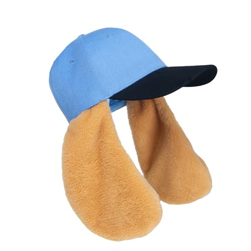 FVCENT Blaue Hunde-Baseballkappe mit Schlappohren, geeignet für Cosplay, Halloween und Film-Comic-Zubehör von FVCENT