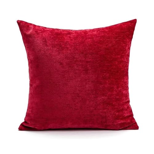 FVCTGHZ Weihnachtskissen, rundes Kissen, Kissen in Zuckerstangenform, dekoratives süßes lustiges Kissen(Red-Square) von FVCTGHZ