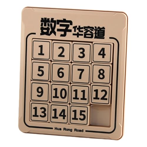 FVPKYUR 15x17,5cm Huarong Road, Huarong Digital Math, Digitale Huarong Straße, Interaktives Puzzle Mit Zahlen, Math Pädagogisches Puzzle, Eltern Trainingsspielzeug Für Kinder, Erwachsene von FVPKYUR