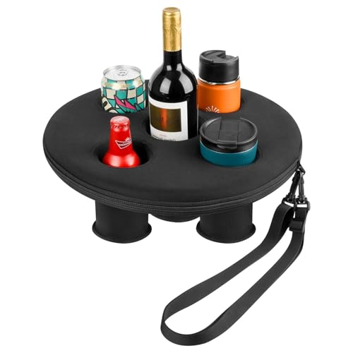 FVPKYUR 39x13,5cm Schwimmender Getränkehalter - Trinkschwimmer Mit 5 Löchern Für, Getränkehalter Schwimmender, Schwimmendes Getränketablett, Getränkehalter FVPKYUR 39x13,5cm Schwimmender Getränkehalter - Trinkschwimmer Mit 5 Löchern Für, Getränkehalter Schwimmender, Schwimmendes Getränketablett, Getränkehalter von FVPKYUR