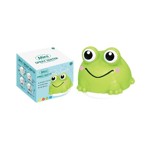 FVPKYUR Babybadewanne Spielzeug, Wannenspielzeug für Babys - Elektrisches Froschbadspielzeug Sprühwasser - Bildungsspielbatterie betrieben, Vorschullernaktivitäten mit Licht für Kleinkindjungen von FVPKYUR