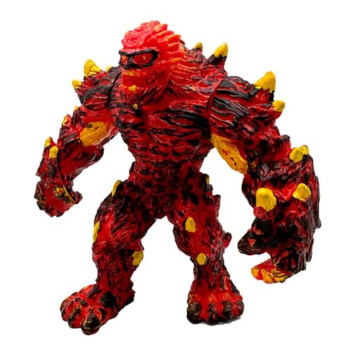 Mythischer Lavadämon, Lava Monster Ornament Dekoration, Magma Fabeltier Figuren, Realistische Mythische Fantasy Monster Actionfigur, Creatures - Spielfigur für Kinder ab 7 Jahren von FWANGEN
