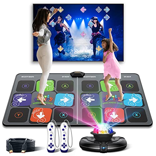 FWFX Elektronische Tanzmatte für TV - Doppeltes/Einfaches Drahtloses Tanzkissen mit HD-Kamera, Familientanzspiele für Kinder und Erwachsene, Geburtstags Jungen & Mädchen… FWFX Elektronische Tanzmatte für TV - Doppeltes/Einfaches Drahtloses Tanzkissen mit HD-Kamera, Familientanzspiele für Kinder und Erwachsene, Geburtstags Jungen & Mädchen… von FWFX