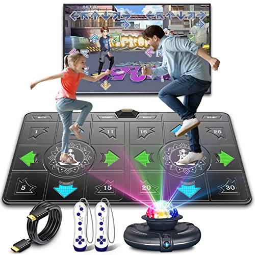 FWFX Elektronische Tanzmatten für TV – Kabellose Musik-Tanzpad-Spiel für Kinder und Erwachsene, Familientanzspiele Weihnachten Geburtstags Geschenke für Jungen & Mädchen… FWFX Elektronische Tanzmatten für TV – Kabellose Musik-Tanzpad-Spiel für Kinder und Erwachsene, Familientanzspiele Weihnachten Geburtstags Geschenke für Jungen & Mädchen… von FWFX