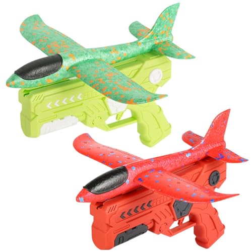 FWHFNB 2 Stück Flugzeug Spielzeug,Flugzeug für Kinder,Wurfgleiter Styroporflieger,mit 2 Katapult Pistole,Outdoor Spielzeug & Geburtstag Geschenke für Jungen Mädchen 3 4 5 6 7 8 9 10 Jahre alt FWHFNB 2 Stück Flugzeug Spielzeug,Flugzeug für Kinder,Wurfgleiter Styroporflieger,mit 2 Katapult Pistole,Outdoor Spielzeug & Geburtstag Geschenke für Jungen Mädchen 3 4 5 6 7 8 9 10 Jahre alt von FWHFNB