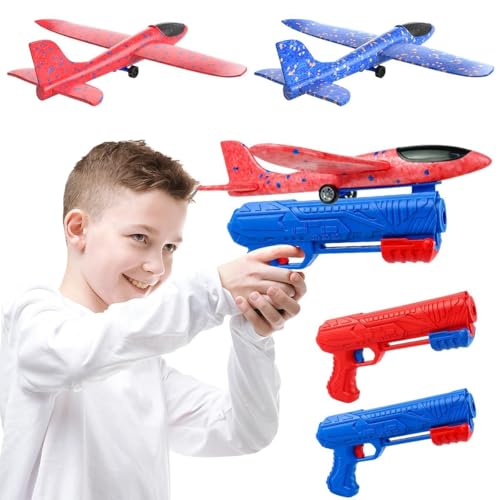 FWHFNB 2 Stück Flugzeug Spielzeug,Flugzeug für Kinder,Wurfgleiter Styroporflieger,mit 2 Katapult Pistole,Outdoor Spielzeug & Geburtstag Geschenke für Jungen Mädchen 3 4 5 6 7 8 9 10 Jahre alt (B) FWHFNB 2 Stück Flugzeug Spielzeug,Flugzeug für Kinder,Wurfgleiter Styroporflieger,mit 2 Katapult Pistole,Outdoor Spielzeug & Geburtstag Geschenke für Jungen Mädchen 3 4 5 6 7 8 9 10 Jahre alt (B) von FWHFNB