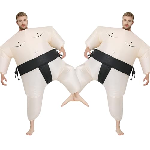 FXICH Sumo Wrestler Costume Inflatable Adults, Halloween Karneval Fasching Party Blow-Up Dress (Lustige Kostüme, Aufblasbare Spaßkostüm) 150-190cm (2pcs black) FXICH Sumo Wrestler Costume Inflatable Adults, Halloween Karneval Fasching Party Blow-Up Dress (Lustige Kostüme, Aufblasbare Spaßkostüm) 150-190cm (2pcs black) von FXICH