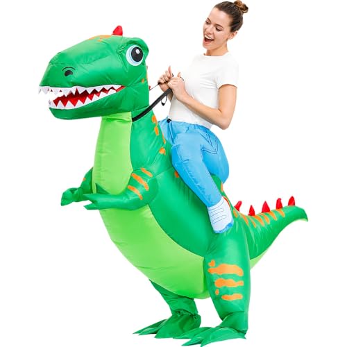 FXICH Inflatable Dinosaur Costume Adult, Blow up Costumes for Adult Men And Women, Dinosaur Costume Funny Halloween Costumes green FXICH Inflatable Dinosaur Costume Adult, Blow up Costumes for Adult Men And Women, Dinosaur Costume Funny Halloween Costumes green von FXICH