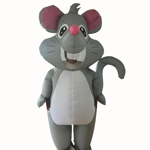 FXICH Inflatable costume for adults, Mouse costume, inflatable costumes for women and men, inflatable full-body Mouse costume, unusual funny Mouse Halloween costume FXICH Inflatable costume for adults, Mouse costume, inflatable costumes for women and men, inflatable full-body Mouse costume, unusual funny Mouse Halloween costume von FXICH
