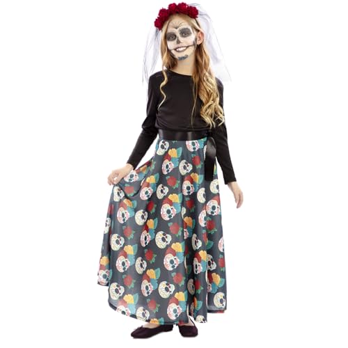 FYASA Halloween-Set "Tag der Toten" für Mädchen, Größe 3 bis 4 Jahre von FYASA