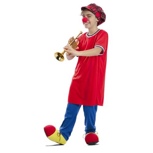 FYASA - Klassisches Clown-Kostüm der 80er Jahre für Kinder, Größe 7 bis 9 Jahre von FYASA
