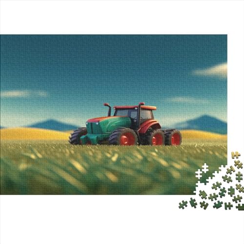 Traktor 1000pcs (75x50cm) Erwachsenenpuzzle - Auto Erwachsenenpuzzle DIY-Puzzlespielzeug von FYBOADEH