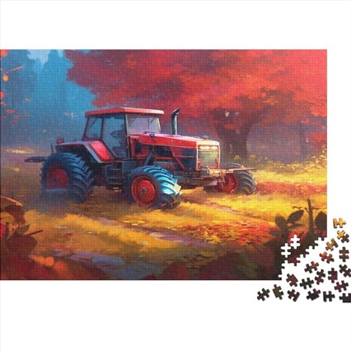 Traktor Rätsel Für Erwachsene |Auto| 500pcs (52x38cm) Puzzles Lernspiele Home Decor Puzzles von FYBOADEH