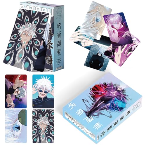 FYDZBSL Anime Karten, 110 Stück Jujutsu Kaisen Karten Sammelkarten, Cartoon Karte, Kartenspiel Sets, Geburtstagsgeschenk Für Fans, Kinder, Teenager Und Erwachsene FYDZBSL Anime Karten, 110 Stück Jujutsu Kaisen Karten Sammelkarten, Cartoon Karte, Kartenspiel Sets, Geburtstagsgeschenk Für Fans, Kinder, Teenager Und Erwachsene von FYDZBSL