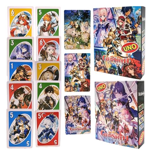 FYDZBSL Genshin Iimpact Kartenspiel 2 Pack Gesellschaftspiel Kartenspiel für den Familienabend mit Karten und Sonderregel für 2–10 Spieler und Kinderspiele ab 7 Jahren FYDZBSL Genshin Iimpact Kartenspiel 2 Pack Gesellschaftspiel Kartenspiel für den Familienabend mit Karten und Sonderregel für 2–10 Spieler und Kinderspiele ab 7 Jahren von FYDZBSL