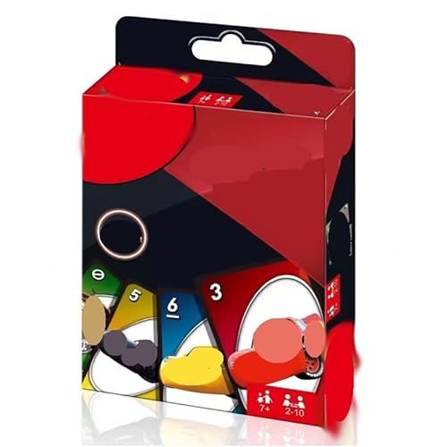 FYDZBSL Kartenspiel, 2PCS Brettspiele Deal Kartenspiel Gesellschaftspiel Schnelles Spiel Reisespiel-Kartenspiele Familien Spielablauf für Kinder ab 7 Jahren und Familien (Schwarz) von FYDZBSL