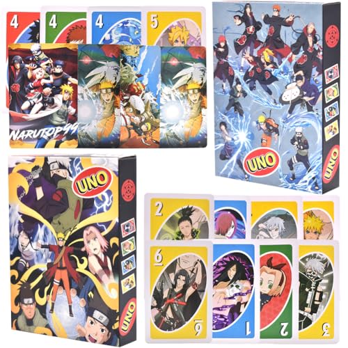 FYDZBSL NAARUTO Kartenspiel 2 Pack Gesellschaftspiel Kartenspiel für den Familienabend mit Karten und Sonderregel für 2–10 Spieler und Kinderspiele ab 7 Jahren FYDZBSL NAARUTO Kartenspiel 2 Pack Gesellschaftspiel Kartenspiel für den Familienabend mit Karten und Sonderregel für 2–10 Spieler und Kinderspiele ab 7 Jahren von FYDZBSL