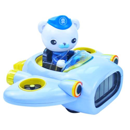 FYDZBSL Spielzeug Octonauts Figure, Anime Fischerboot Spielzeug, Kapitän Cake Topper Figuren Spielzeugfahrzeug, Geburtstagsspielzeug für Jungen und Mädchen(abnehmbar) von FYDZBSL