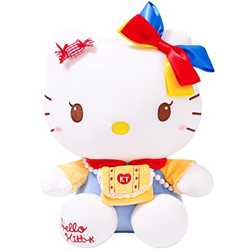 Hello Kitty Kuscheltier Spielzeug Hello Kitty Karikatur Plüsch Spielzeug Puppen Weiches & Waschbar Puppen Geschenk für Kinder und Kuscheltierliebhaber 20cm (Backpack kt) von FYDZBSL