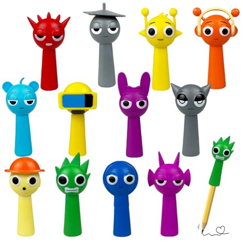 Sprunkii Figuren, 12 Stück Sprunkii Actionfiguren Spielzeugfiguren Action Figures Mini Figuren Set Figures Modell Cartoons Charakter Skulptur Rainbow PVC Modell Dekoration Set für Kinder Erwachsene Sprunkii Figuren, 12 Stück Sprunkii Actionfiguren Spielzeugfiguren Action Figures Mini Figuren Set Figures Modell Cartoons Charakter Skulptur Rainbow PVC Modell Dekoration Set für Kinder Erwachsene von FYDZBSL