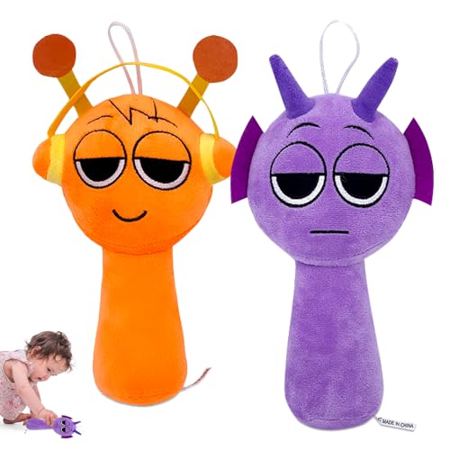 Sprunkii Plüschtier, 2PCS Kuscheltier Plüschtiere Plush Figuren Doll Stofftier Spielzeug Plüschtier für Kinder Plüschtiere Spielzeug Kuscheltiere Weiches Plüschspielzeug für Jungen Mädchen (20CM) von FYDZBSL