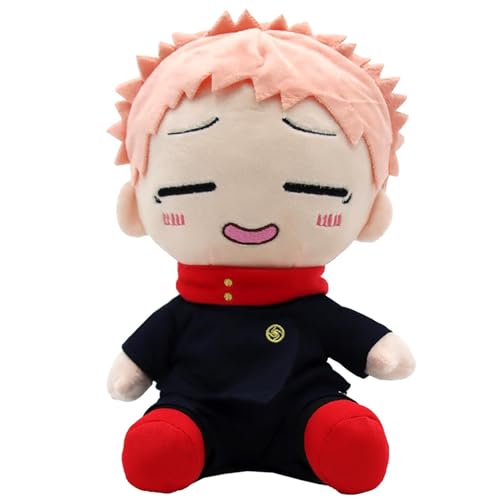 FYFLYMT JJK Kuscheltier,22cm Itadori Yuji Anime Plüsch,JJK Cartoon Charaktere Stofftier, Anime Soft Toys Itadori Yuji Plushie Geschenke für Jungen und Mädchen FYFLYMT JJK Kuscheltier,22cm Itadori Yuji Anime Plüsch,JJK Cartoon Charaktere Stofftier, Anime Soft Toys Itadori Yuji Plushie Geschenke für Jungen und Mädchen von FYFLYMT