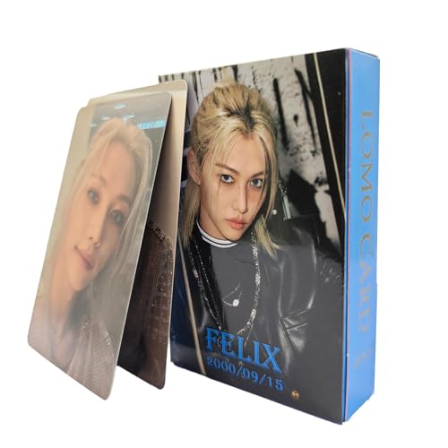 FYFLYMT Stray Kids Photocards,55 Stück Stray Kids Kpop Fotokarten,Skz Lomo Karten,Skzoo Album Photocards für Fans Kpop Sammlerkarte,Skz Merch Geschenk (Lee Yong-bok) von FYFLYMT