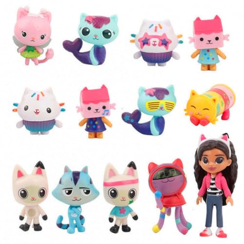 FYJCXCMP Gabby‘ Dollhous, Figuren Geschenkset,Spielset,Niedliches Puppenmodell,Gabby mit Katzenfiguren , geeignet für Kinder ab 3 Jahren FYJCXCMP Gabby‘ Dollhous, Figuren Geschenkset,Spielset,Niedliches Puppenmodell,Gabby mit Katzenfiguren , geeignet für Kinder ab 3 Jahren von FYJCXCMP