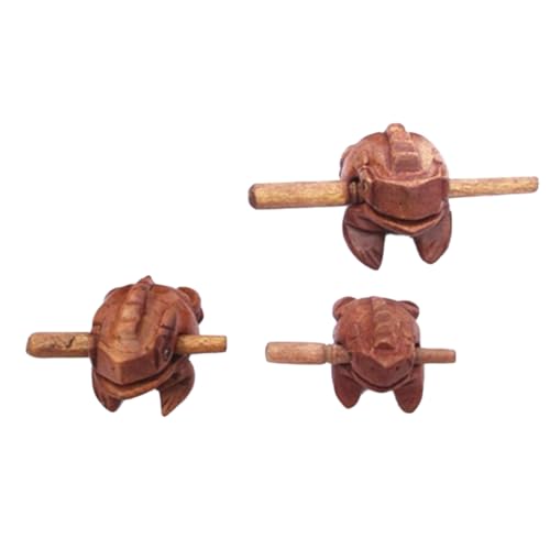 FYOBOT Froschspielzeug Aus für Schnitzen, Handgefertigtes Kunsthandwerk Aus Bambus und für Touristen, Kratzfrosch-Ornamente Aus von FYOBOT