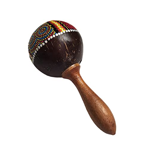 FYOBOT Großer Sandhammer, Kunst Aus Kokosnussschalen, Tragbares Handspielzeug, Teil Eines Musikinstruments, Lustiges Geschenk oder Geburtstagsgeschenk von FYOBOT