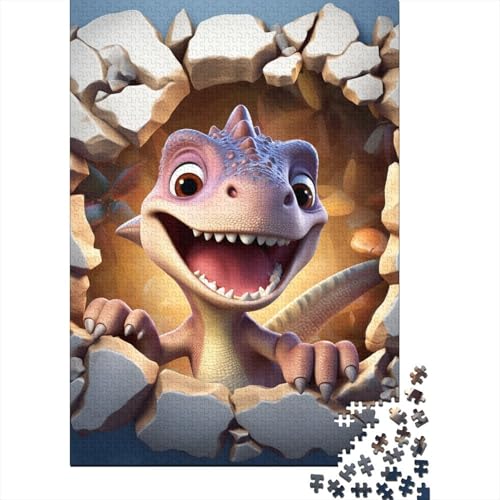 1000 Teile Puzzle Für Erwachsene - Schwieriges Holzlegespiel, Mentales Training,3D-Tiere Bunte Fliesen Dekoration, Familientaugliches Geschenk 1000pcs (75x50cm) von FYQTCIAN