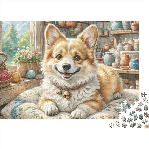 1000 Teile Puzzle Für Erwachsene - Schwieriges Holzlegespiel, Mentales Training,Cairn Terrier Bunte Fliesen Dekoration, Familientaugliches Geschenk 1000pcs (75x50cm) von FYQTCIAN