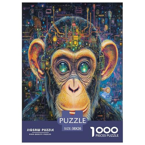 AFFE Puzzle 1000 Teile Schwer Puzzle Spielzeug Lernspiel Impossible Herausforderung Spielzeug Für Erwachsene Und Kinder Ab 14 Jahren 38x26cm/1000pcs AFFE Puzzle 1000 Teile Schwer Puzzle Spielzeug Lernspiel Impossible Herausforderung Spielzeug Für Erwachsene Und Kinder Ab 14 Jahren 38x26cm/1000pcs von FYQTCIAN