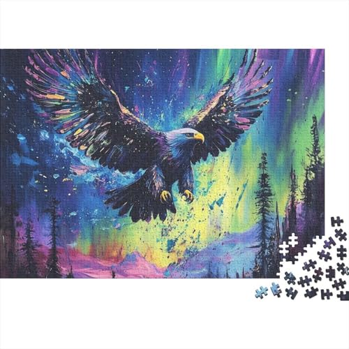 Adler Puzzle 1000 Teile Schwer Puzzle Spielzeug Lernspiel Impossible Herausforderung Spielzeug Für Erwachsene Und Kinder Ab 14 Jahren 1000pcs (75x50cm) von FYQTCIAN