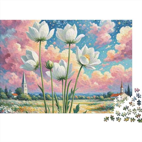 Anemone Holzpuzzle 1000 Teile Für Erwachsene & Jugendliche - Unmögliches Puzzle Spielzeug, Pädagogisches Geduldspiel, Premium Geburtstagsgeschenk 1000pcs (75x50cm) von FYQTCIAN