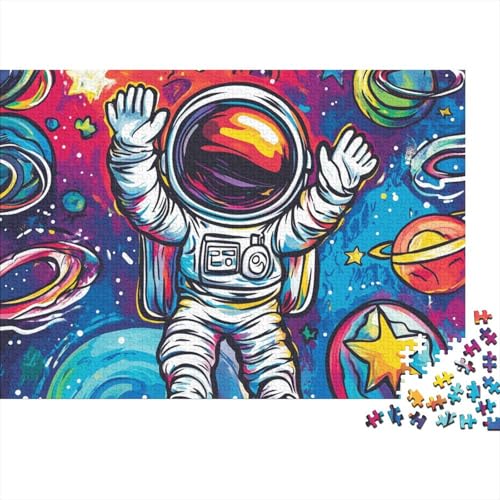 Astronaut Puzzle 1000 Teile Schwer Puzzle Spielzeug Pädagogisches Spiel Impossible Herausforderungsspielzeug Für Erwachsene Und Kinder in Bewährter 1000pcs (75x50cm) von FYQTCIAN