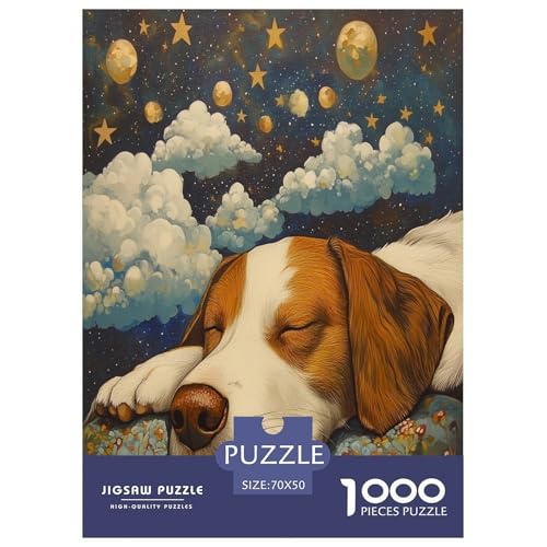 BAdler Dogs Puzzle 1000-teilige Schwer Puzzle Spielzeug Lernspiel Impossible Herausforderung Spielzeug Für Erwachsene Und Kinder Ab 14 Jahren 70x50cm/1000pcs von FYQTCIAN